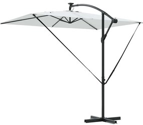 Guarda-sol de Bananeira Cantilever Areia 294 x 200 x 254 cm