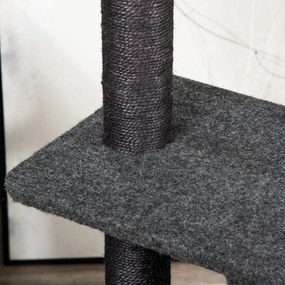 PawHut Árvore para Gatos Torre de Escalada para Gato com Caverna Vária