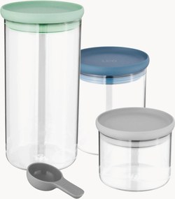 Recipientes de vidro para alimentos Movi, conjunto de 3