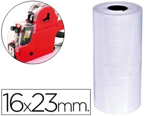 Etiquetas Q-Connect de Cor Branca 16x23 mm Rolo de 700 Etiquetas