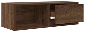 Móveis de TV 2pcs 80x31x25,5cm deriv. madeira carvalho castanho