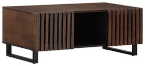 Mesa de centro 100x55x40cm madeira de mangueira maciça castanho
