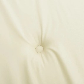 Almofadões lombares p/ cadeiras de jardim 4pcs oxford creme