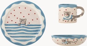 Conjunto de loiça para crianças pintado à mão Millie, conjunto de 3