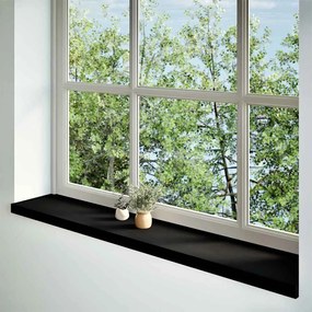Soleiras da janela 2 pcs 140x25x2 cm carvalho castanho-escuro