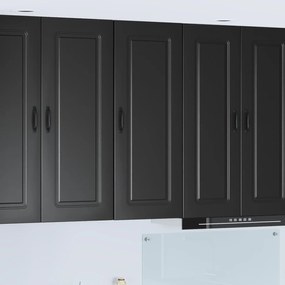 vidaXL Armário de Cozinha Kalmar Preto 40 x 31 x 100 cm