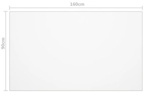Protetor de mesa 160x90 cm 2 mm PVC mate