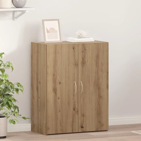 vidaXL Armário de escritório - Artisan Oak - 60 x 32 x 77,5 cm - Madeira reconstituída