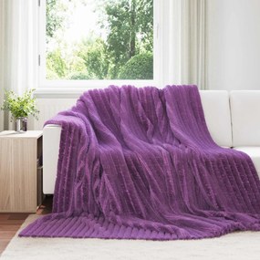 vidaXL Cobertores de Sofá 6 pcs Roxo 270 x 240 cm Lã