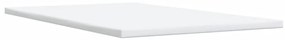 Cama boxspring com colchão 120x190 cm couro artificial branco