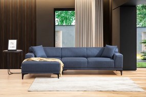 Sofá de Canto Petra – Azul – 145 x 250 cm