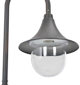 Candeeiro de pé para jardim E27 120 cm alumínio bronze