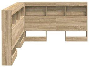 Cabeceira de armazenamento Carvalho sonoma 120 cm