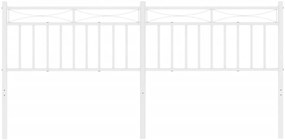 Cabeceira de cama 200 cm metal branco