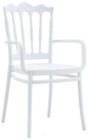 Conjunto de 4 Cadeiras WEDDING para Jardim – 54x43x90 cm – Polipropile