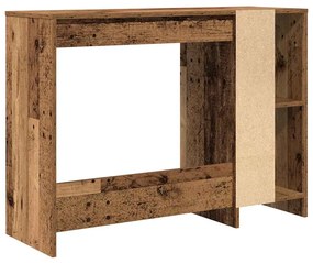 Secretária 102,5x35x75 cm derivados de madeira madeira velha