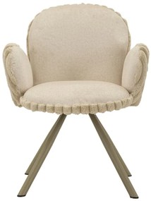 CONJUNTO DE 2 UNIDADES CADEIRAS JANTAR STOCKHOLM -B- 64X68X83 CM  (ALTURA DO ASSENTO CM 45) CREME