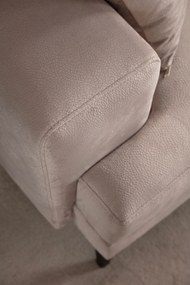 Sofá de 3 Lugares Astana – Bege – 234x78x100 cm
