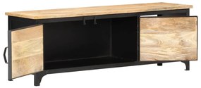 Móvel de TV 120x30x40 cm madeira de mangueira maciça