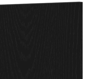 Cabeceira de Cama vidaXL Carvalho Preto 120x1,5x80 cm Madeira Engineer