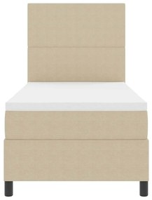 Cama Box com Colchão e Luz LED Verde Cinza Corduroy