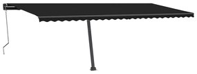 Toldo automático independente 600x350 cm antracite