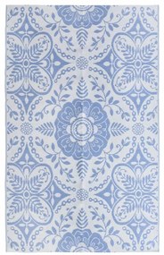vidaXL Tapete de exterior 190x290 cm ARAKIL PP azul-bebé