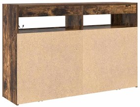 Buffet Carvalho Defumado Madeira Engenhada 116 x 30 x 75 cm