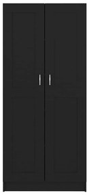 Estante 82,5x30,5x185,5 cm derivados de madeira preto