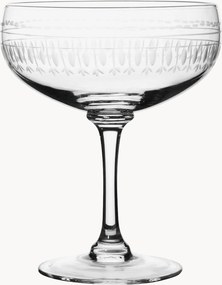 Copos de cocktail em cristal artesanal Ovals, conjunto de 2