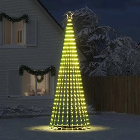 LED Árvore de Natal 1028 LEDs Branco Quente 403 cm