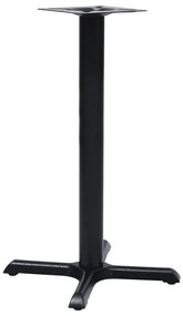 vidaXL Perna para mesa de bistrô 56x56x72 cm ferro fundido preto