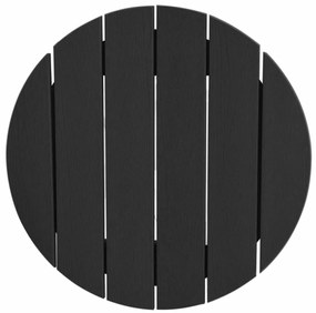 Mesa de Bar Preta 55x55x107 cm HDPE