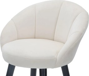 BANCO DE BAR PRAGUE 55X56X104 CM CREME, DOURADO E PRETO