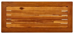 Mesa consola para jardim 80x35x75 cm madeira de acácia maciça
