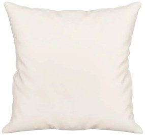 Almofadas decorativas 2 pcs 40x40 cm tecido de microfibra bege