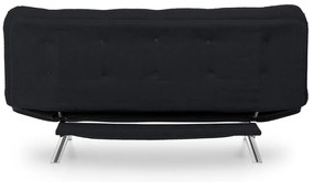 Sofá-Cama 3 Lugares Misa – Preto – 200x95x105 cm