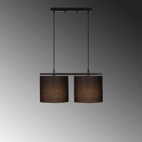 Candeeiro de Teto Valiz – Preto – 47 x 20 cm