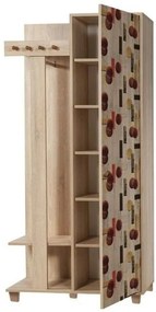Hall Stand Garmanto – Carvalho Sonoma – 90x192x36 cm