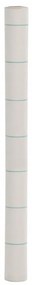 vidaXL Tela para ervas daninhas 1,5x50 m PP branco