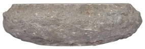 Lavatório Ø40x12 cm mármore cinzento