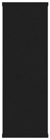 Prateleiras de parede 104x20x58,5cm derivados de madeira preto