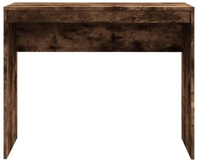 Secretária 90x40x72 cm derivados de madeira cor carvalho fumado