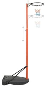 Conjunto jogo de basquetebol portátil ajustável 180-230 cm