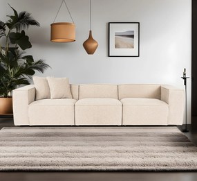 Sofá de 3 Lugares Lora – Pêssego – 303x108x65 cm