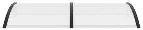 Toldo de porta 200x100 cm PC preto