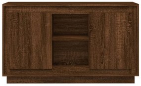 Aparador 102x35x60 cm derivados de madeira carvalho castanho