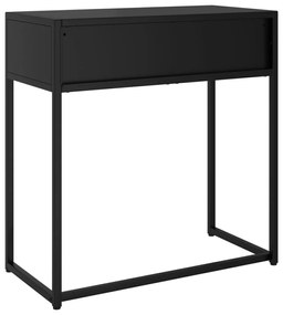 Mesa consola 72x35x75 cm aço preto