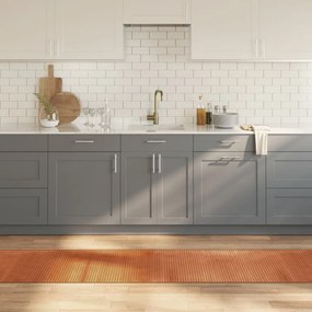 vidaXL Tapete retangular 60x300 cm bambu castanho