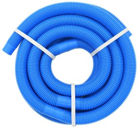 Mangueira de piscina com braçadeiras azul 38 mm 6 m